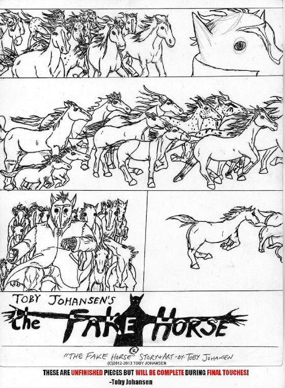 SAMPLE PAGE 2 'THE FAKE HORSE'